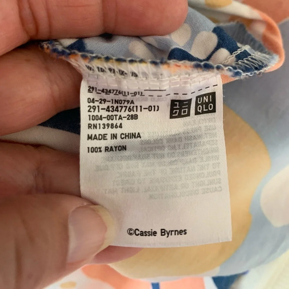 Cassie Byrnes x Uniqlo Floral Dress (Medium) - Picture 9 of 11